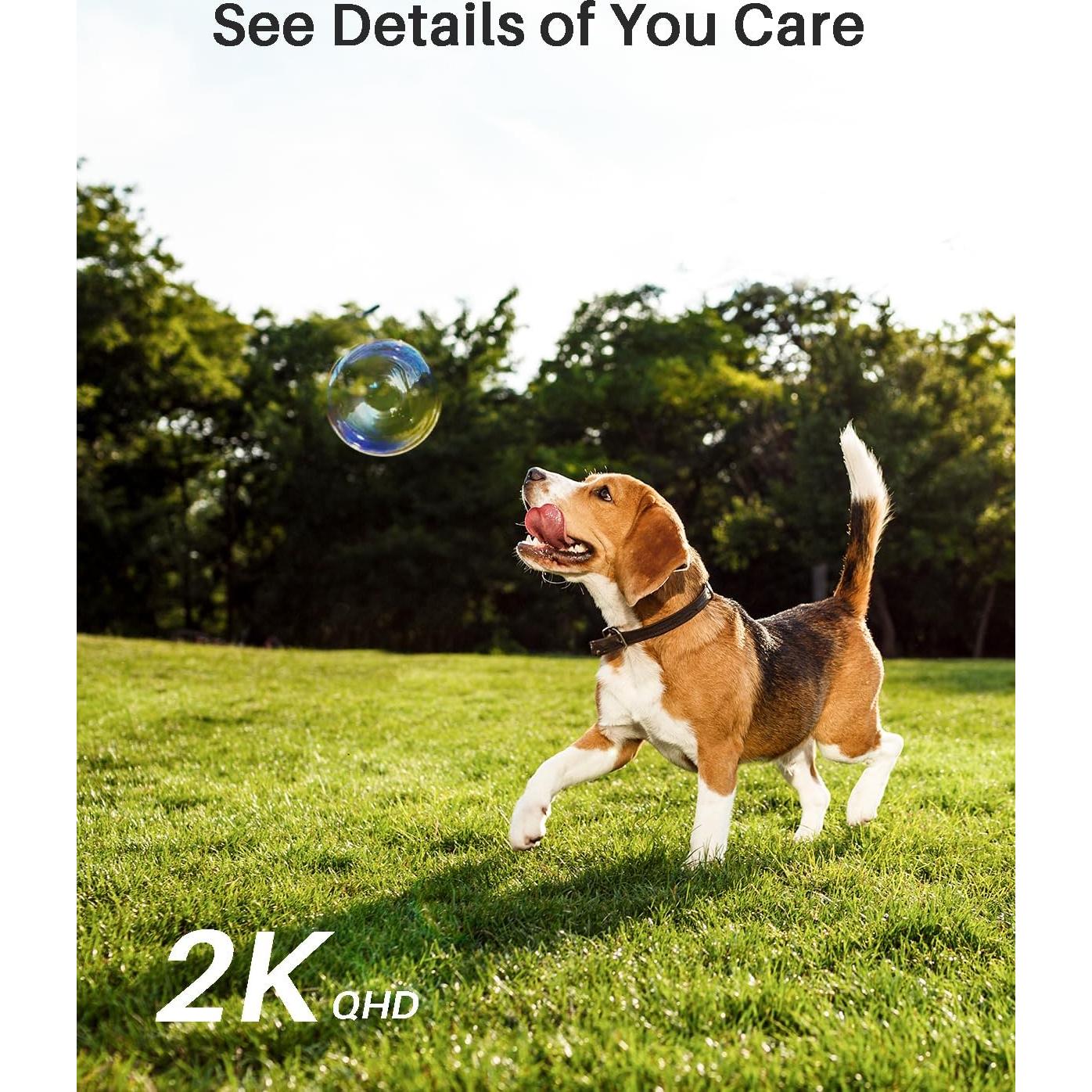 Cámaras de Seguridad Inalámbricas WUUK 2K Kit 2 Unidades