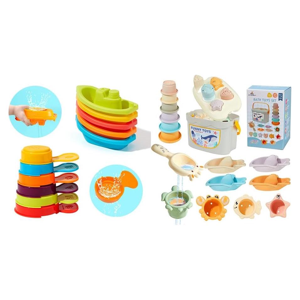 Set de Juguetes de Baño para Bebés 32PCS AMCHSURI