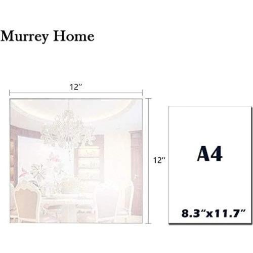 Espejo de Pared Murrey Home 12 Piezas 30x30 cm Vidrio Pulido