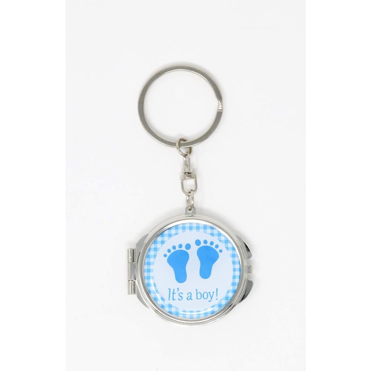 12 Espejos Compactos Llavero Baby Shower AmoreCreations