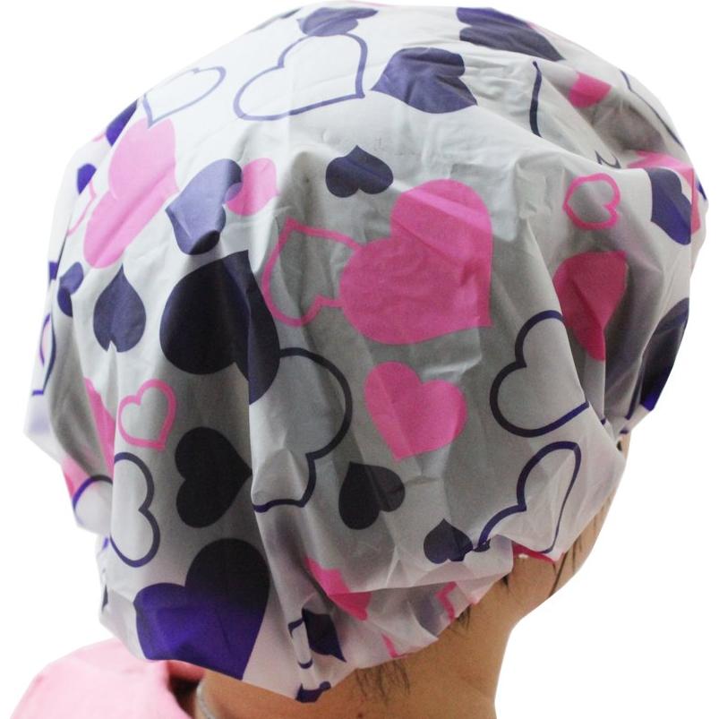 Gorras de Ducha LJY 13 Piezas Impermeables EVA para Baño