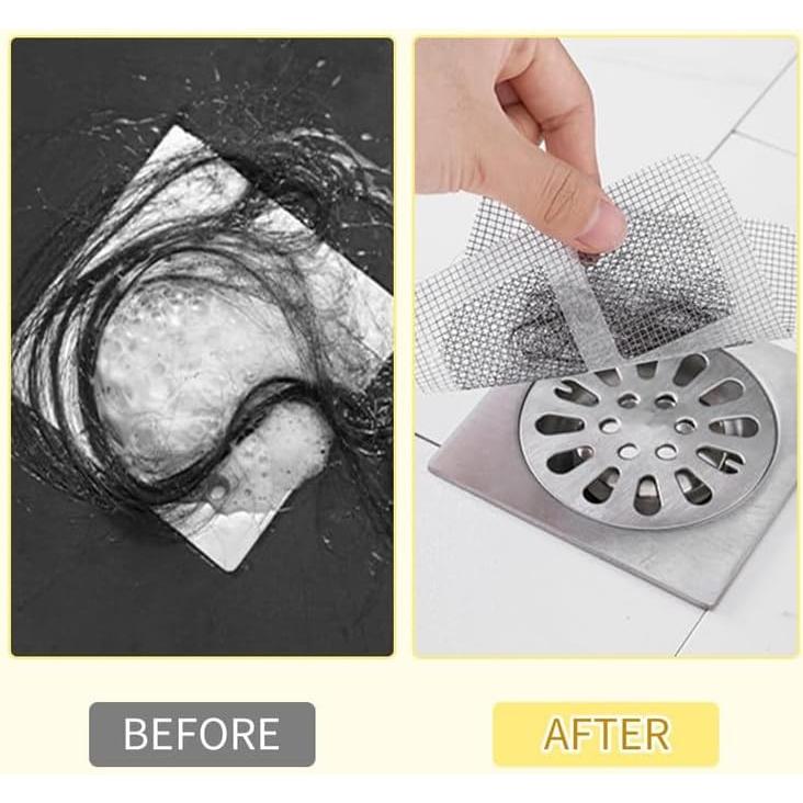 Pegatinas desechables para desagües de cabello Moonboat 10x10cm (10PCS)