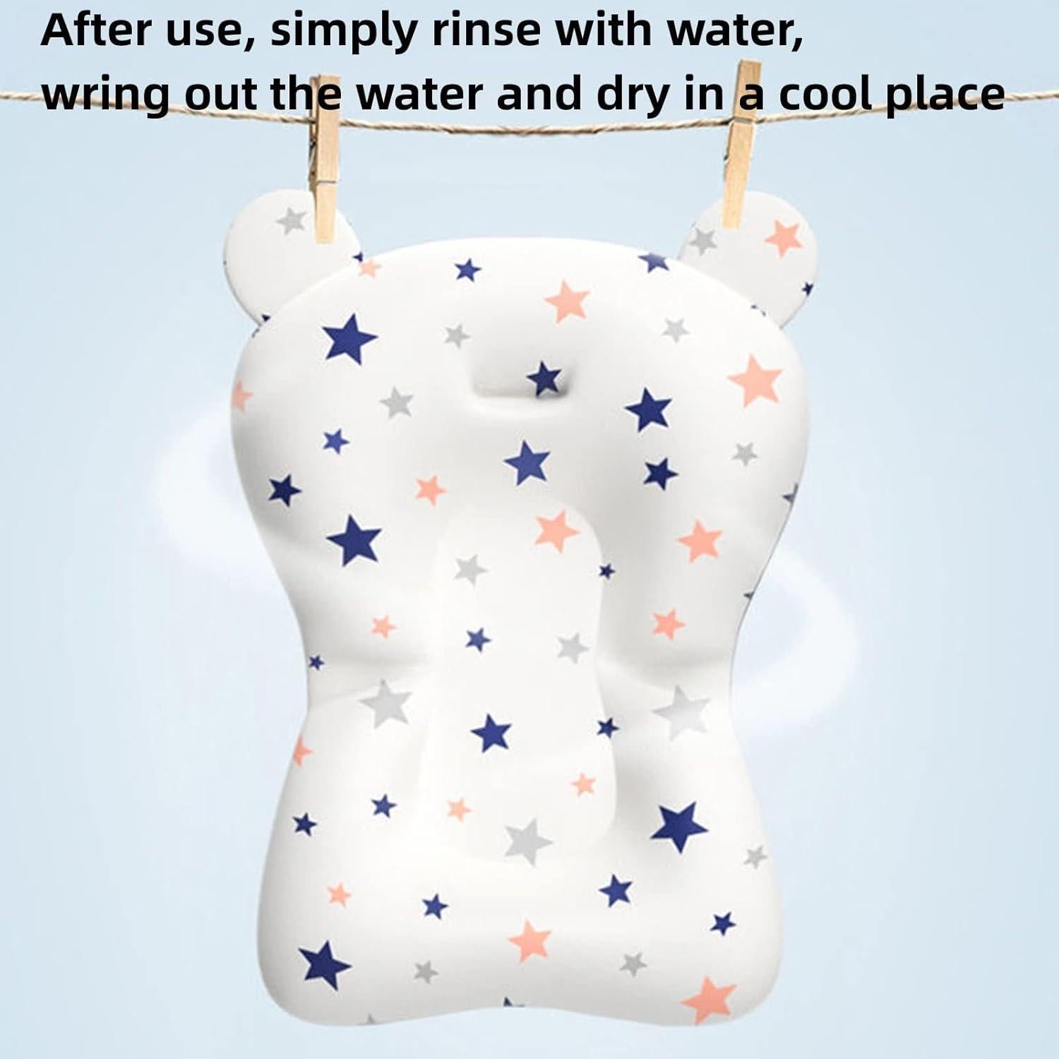 Asiento de Baño para Bebés Blanco - Almohadilla Antideslizante