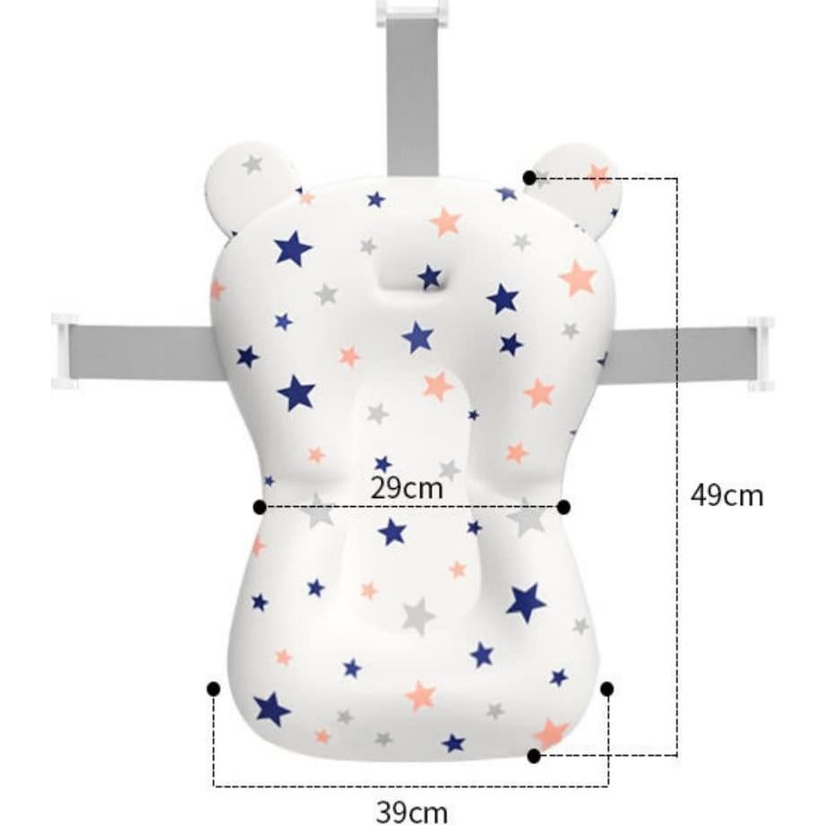 Asiento de Baño para Bebés Blanco - Almohadilla Antideslizante