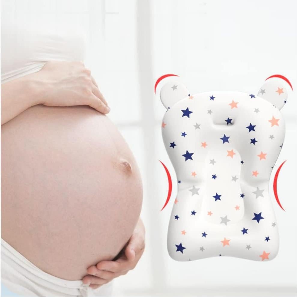 Asiento de Baño para Bebés Blanco - Almohadilla Antideslizante