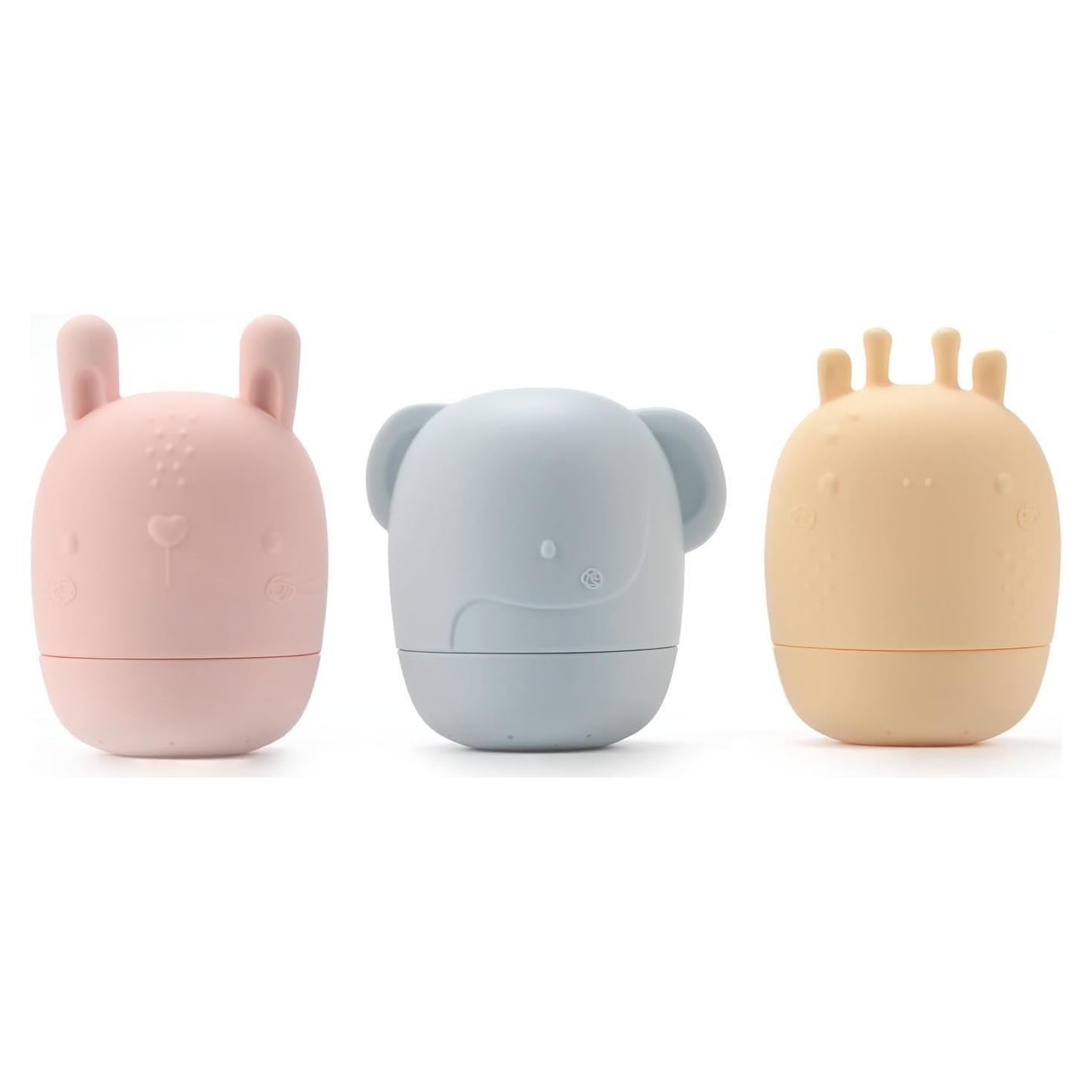 Juguetes de Baño de Silicona Loulou Lollipop - Pastel