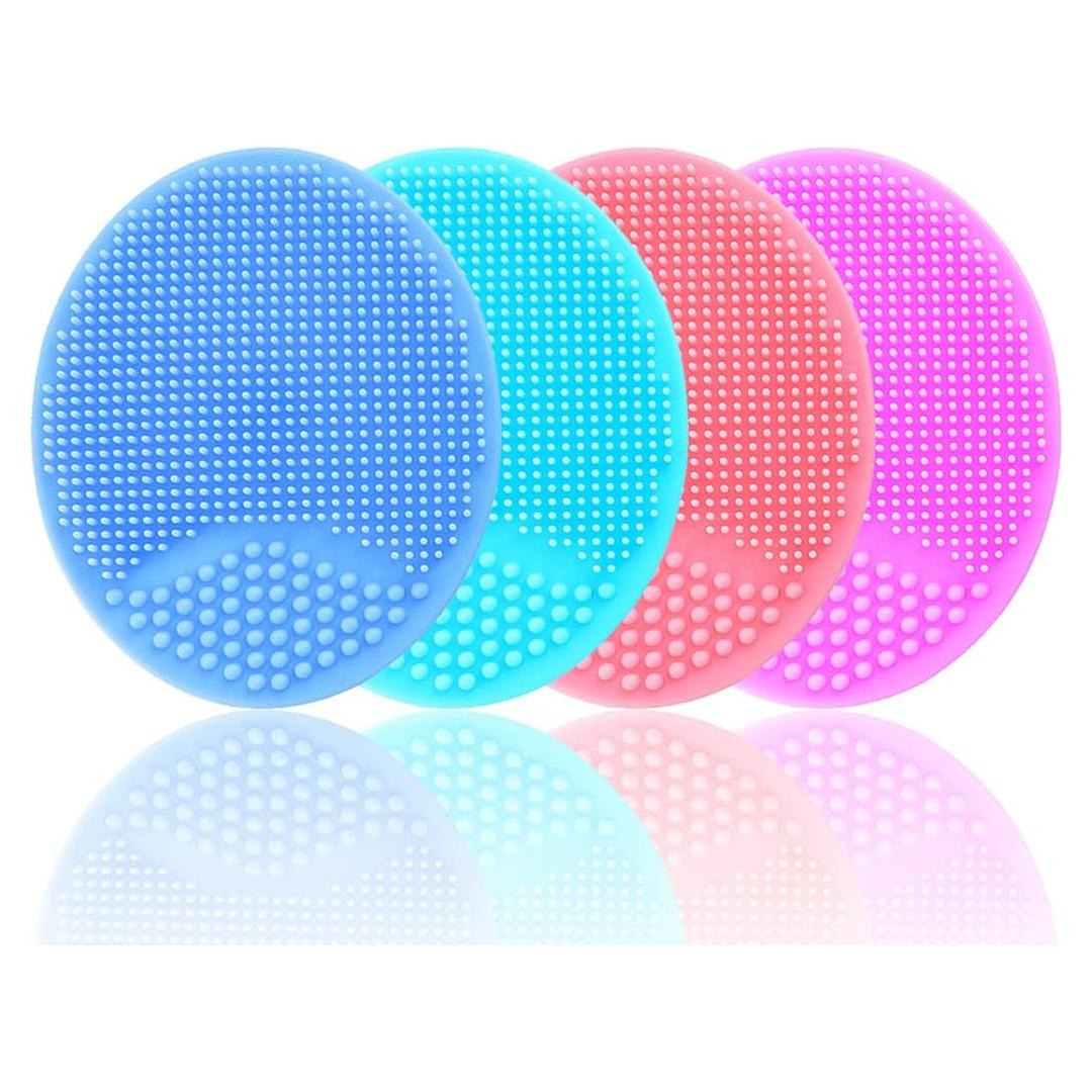 Juego de 4 Cepillos de Baño para Bebé Partyreal - Silicona Suave