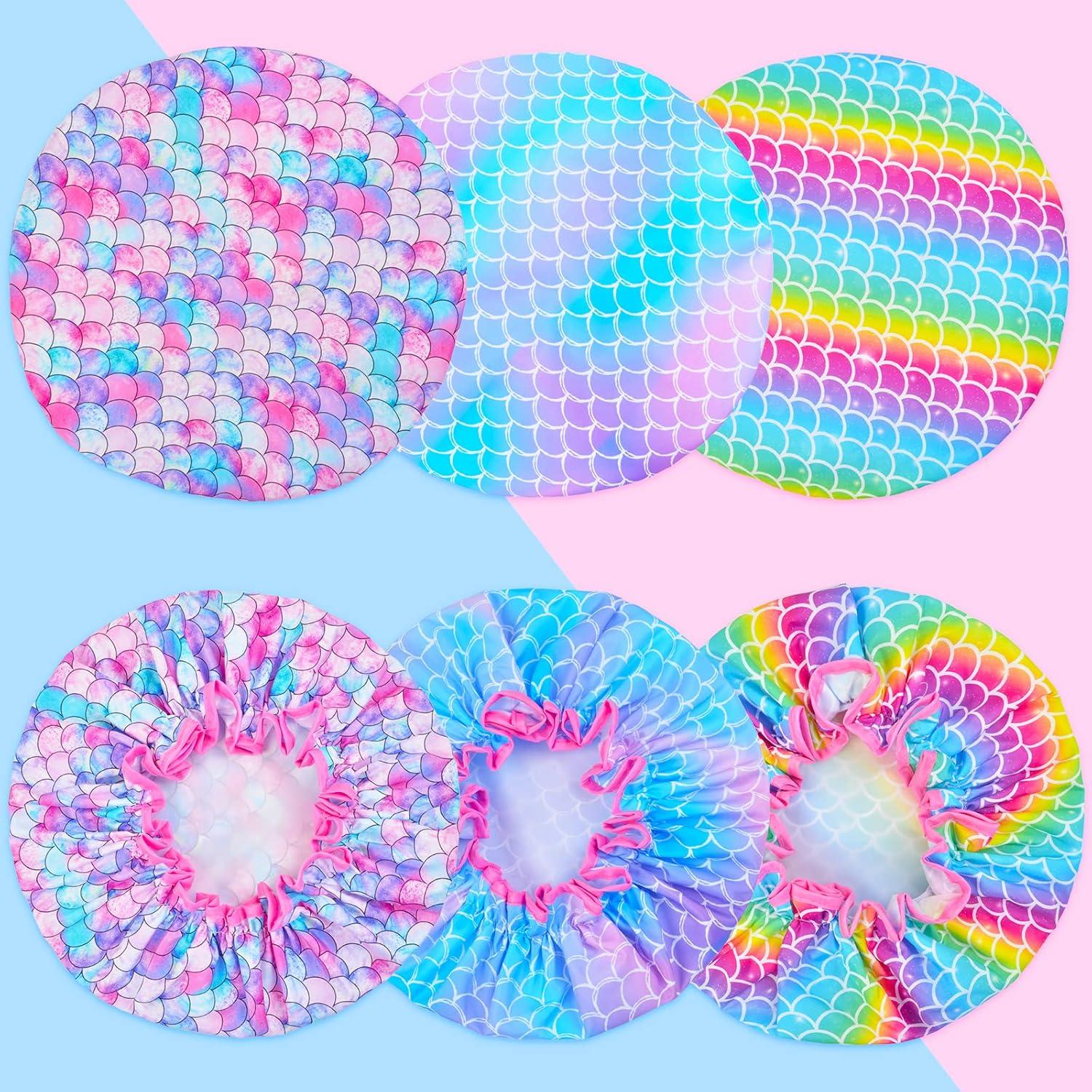 Gorras de Ducha Reutilizables para Niños MaciRept - Unicornio y Sirena