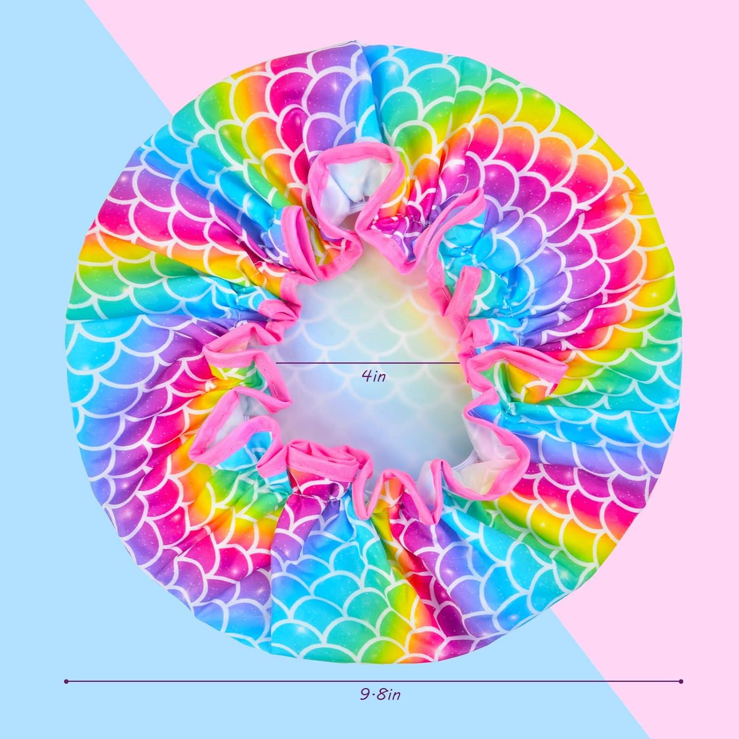 Gorras de Ducha Reutilizables para Niños MaciRept - Unicornio y Sirena