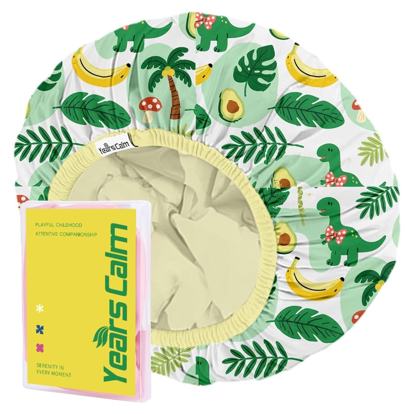 Gorro de Ducha Impermeable para Niños Años Tranquilos Verde 28 cm