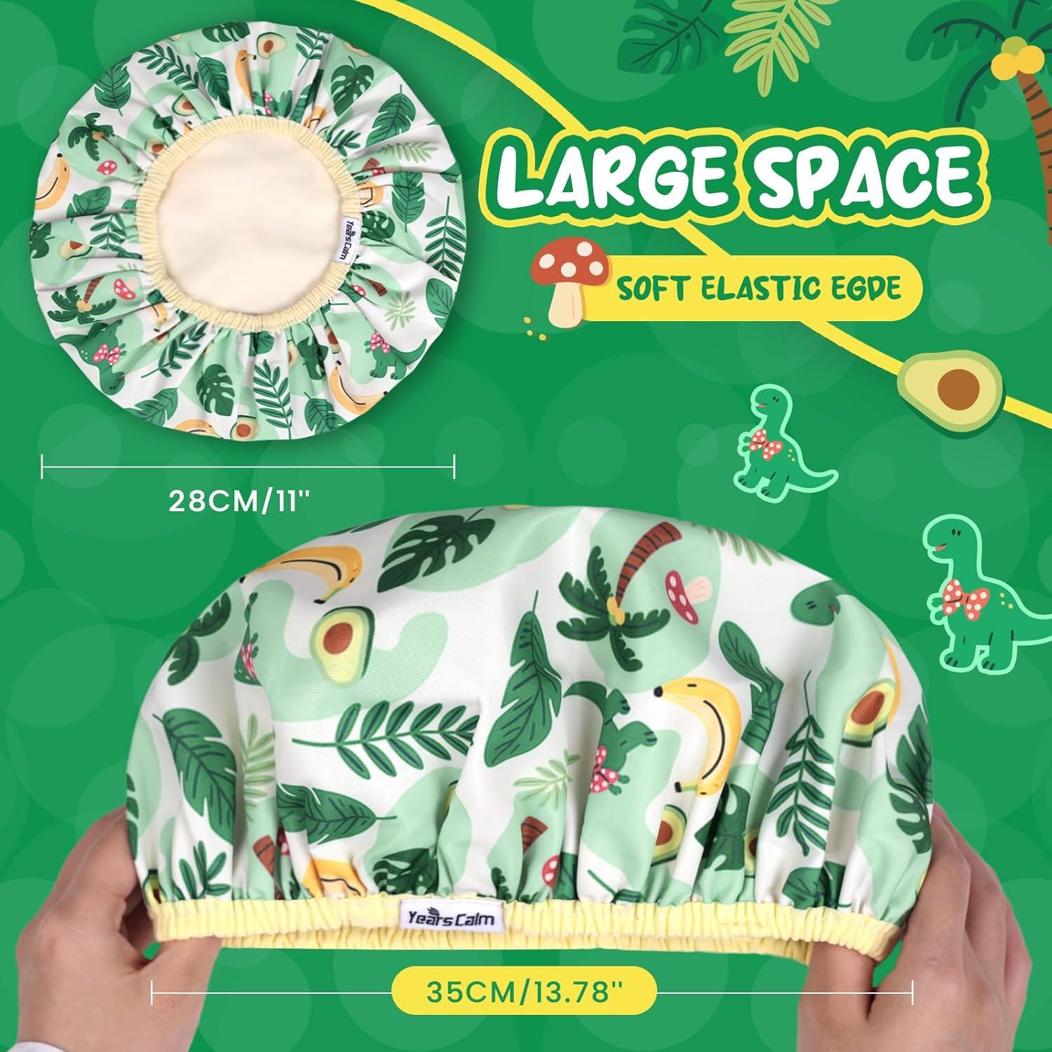 Gorro de Ducha Impermeable para Niños Años Tranquilos Verde 28 cm