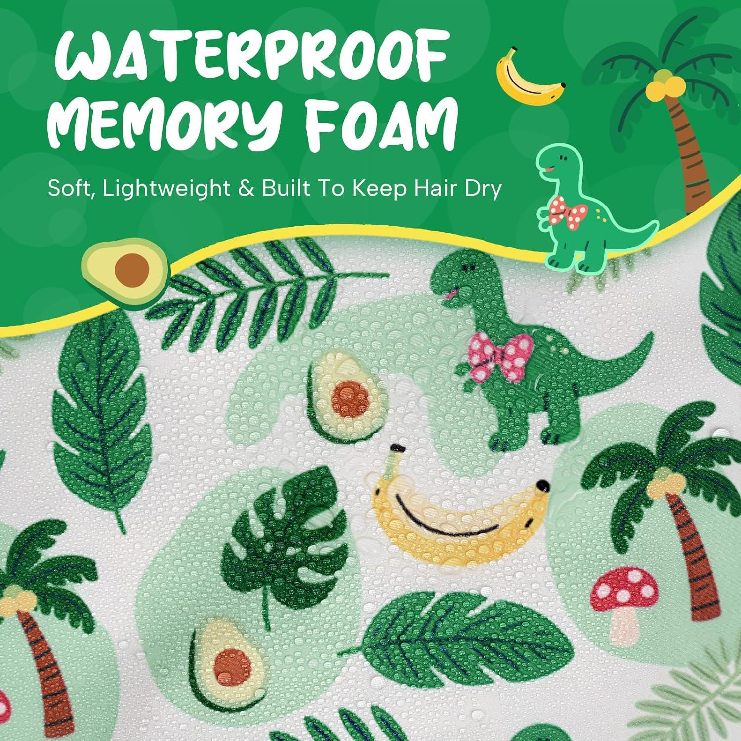 Gorro de Ducha Impermeable para Niños Años Tranquilos Verde 28 cm