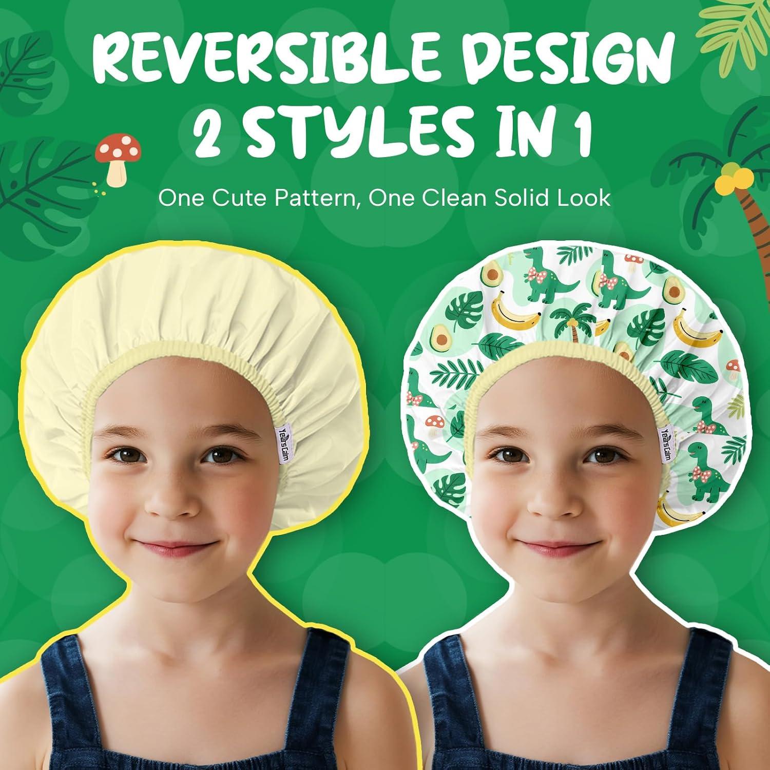 Gorro de Ducha Impermeable para Niños Años Tranquilos Verde 28 cm