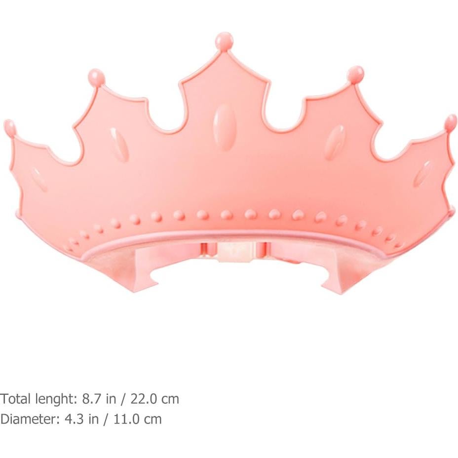 Gorro de Baño Ajustable MERRYHAPY para Niños Rosa 22x11cm