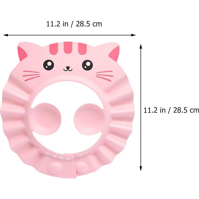 Sombrero de Baño Ajustable Totority para Bebés 2 Pcs Impermeable