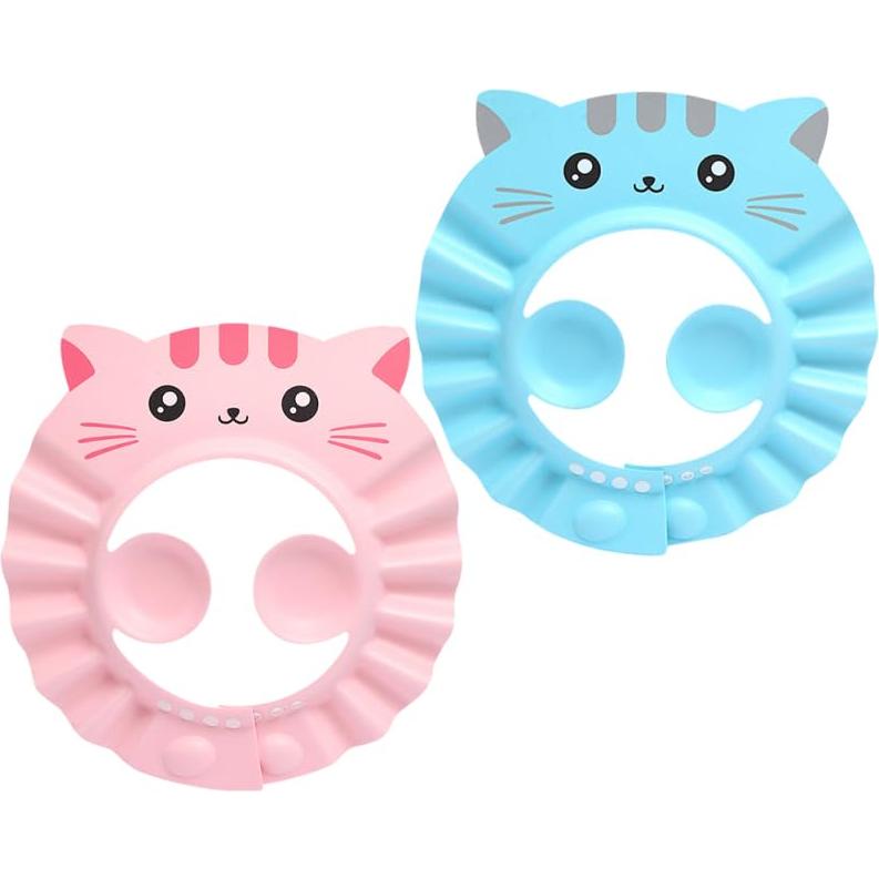 Sombrero de Baño Ajustable Totority para Bebés 2 Pcs Impermeable
