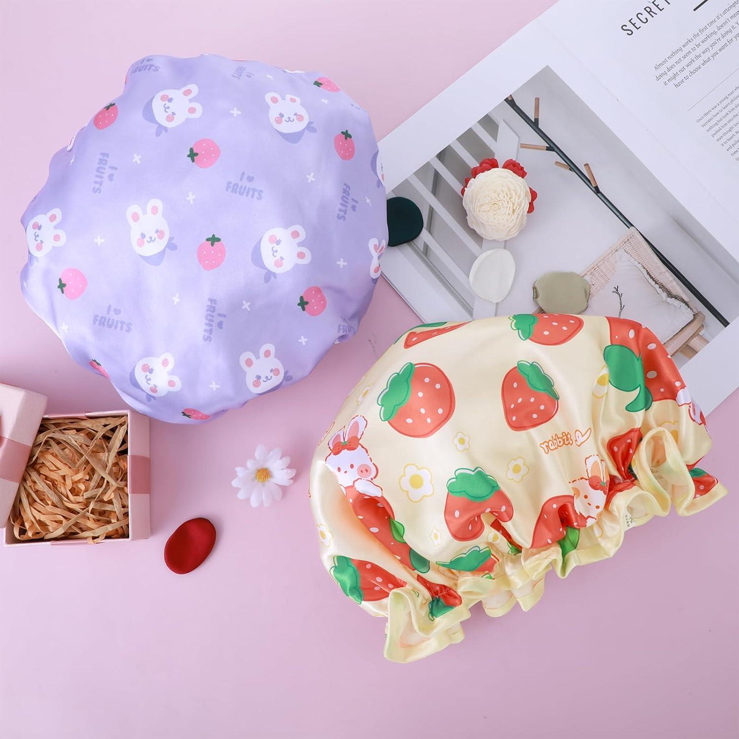 Gorros de Ducha para Niños BOHUIZ 2 PCS Impermeables