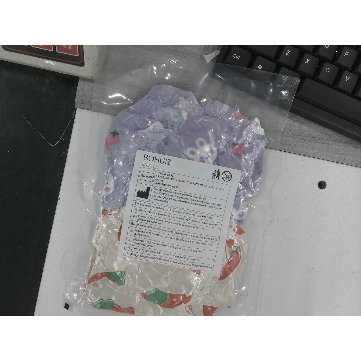 Gorros de Ducha para Niños BOHUIZ 2 PCS Impermeables