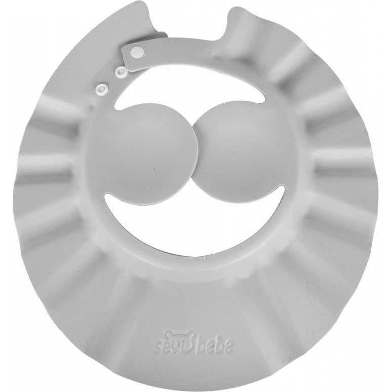 Gorro de Ducha para Bebés Sevi Bebe - Ajustable y Suave - Gris