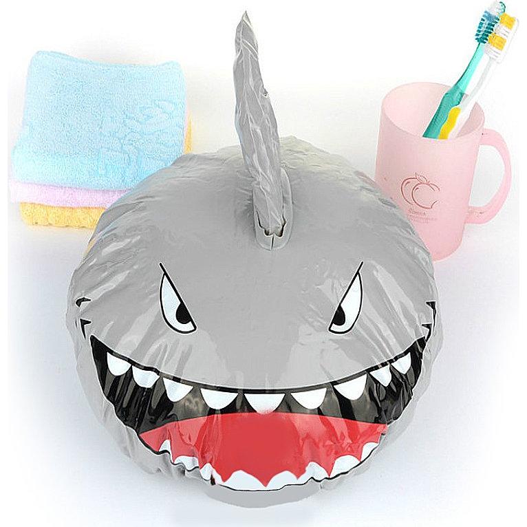 Gorro de Ducha Infantil DS. Distintivo Tiburón Impermeable