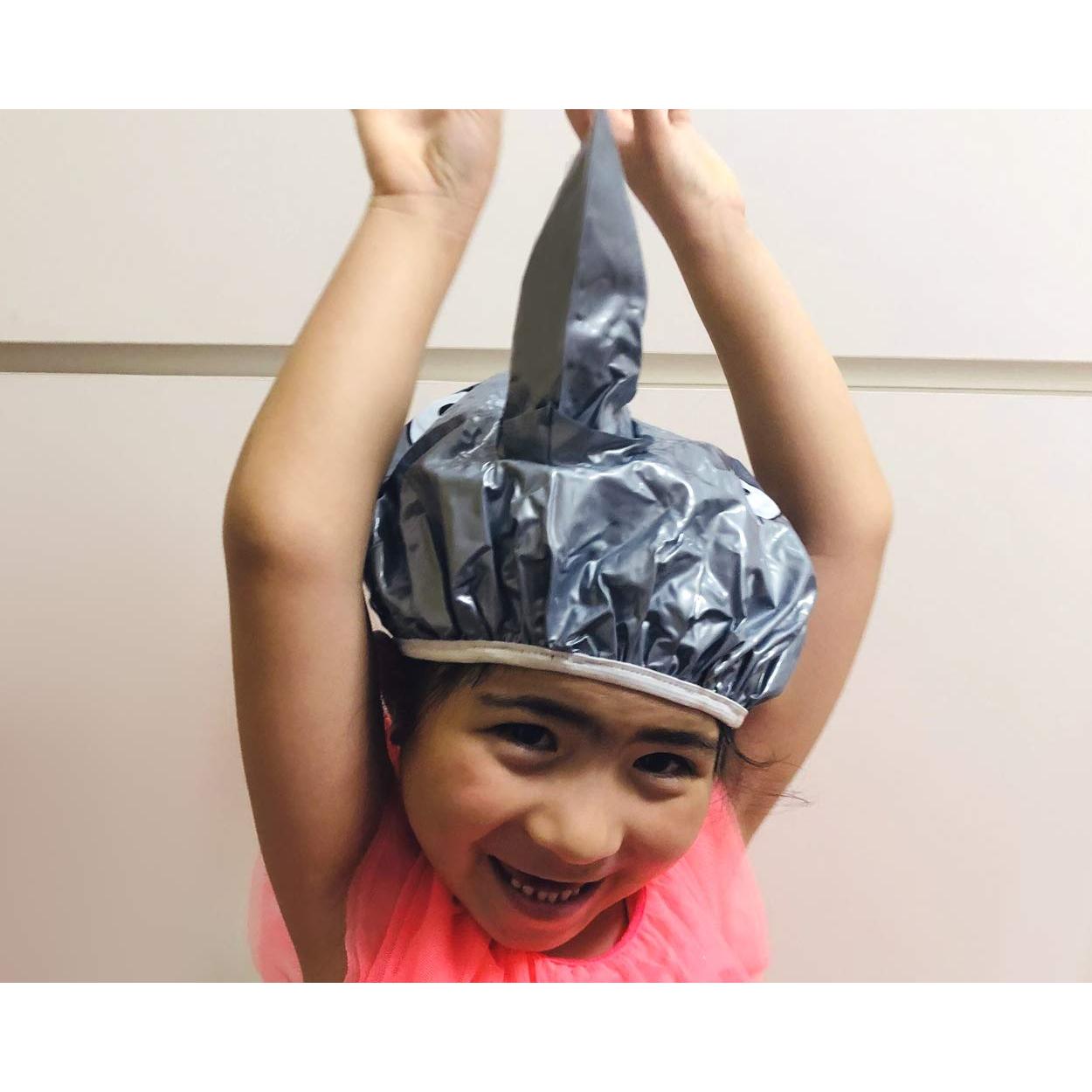 Gorro de Ducha Infantil DS. Distintivo Tiburón Impermeable