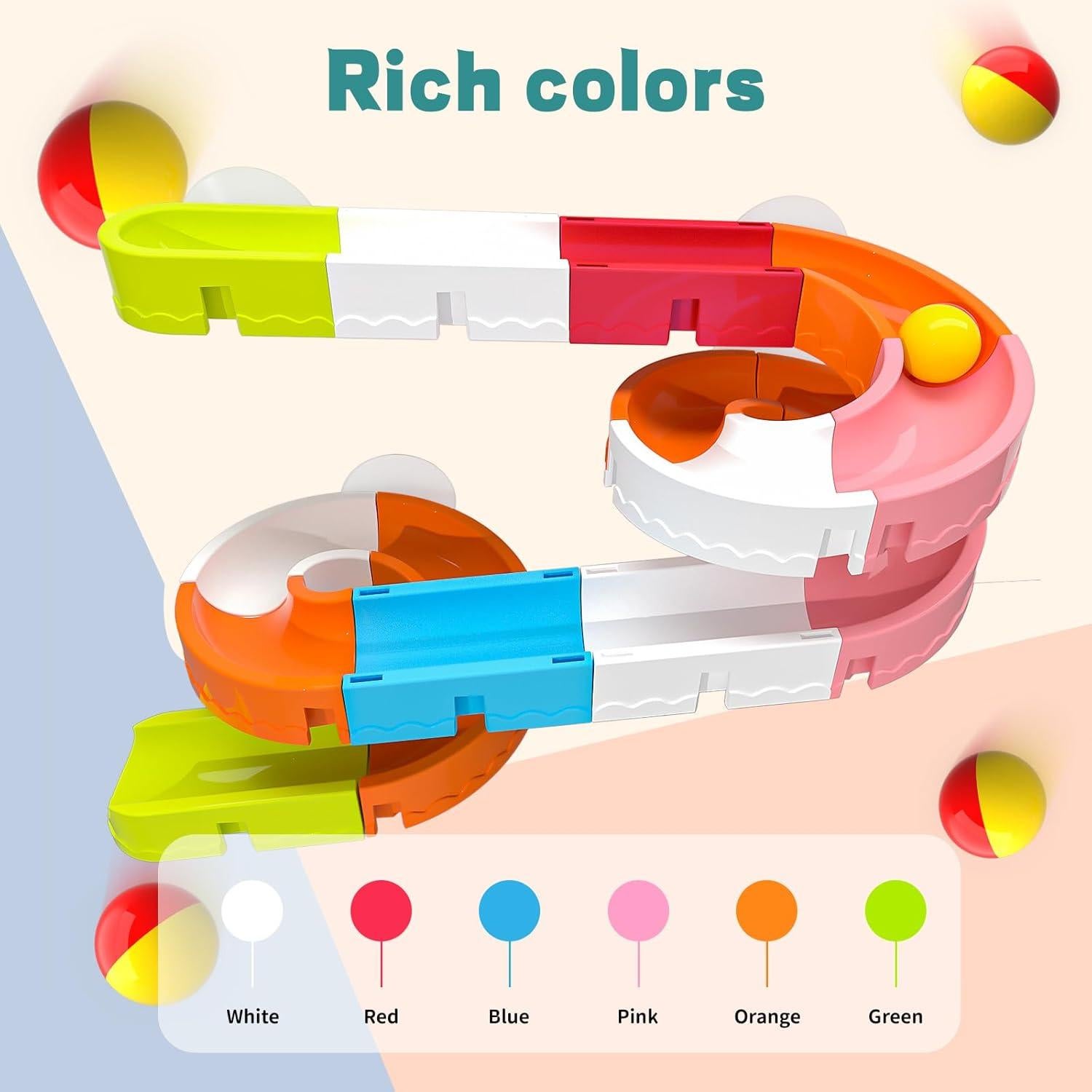 Set de Juguetes de Baño 22 Piezas BLmukce para Niños 3-5 Años