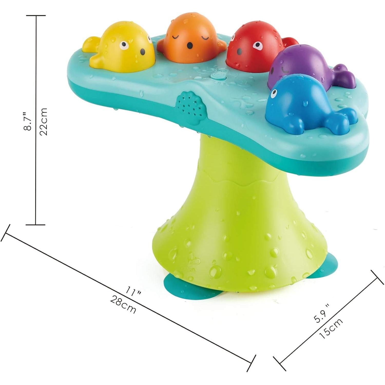 Juguete de Baño Hape Music Fountain Ballena 15x28cm