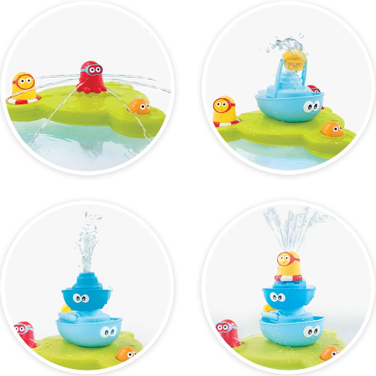 Yookidoo Juguete de Baño Apilable 7 Piezas para Bebés