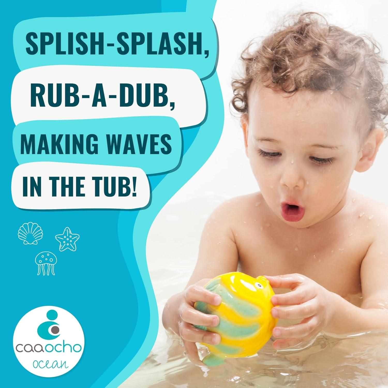 Juguete de Baño CaaOcho Pez Mariposa de Goma Natural 100%