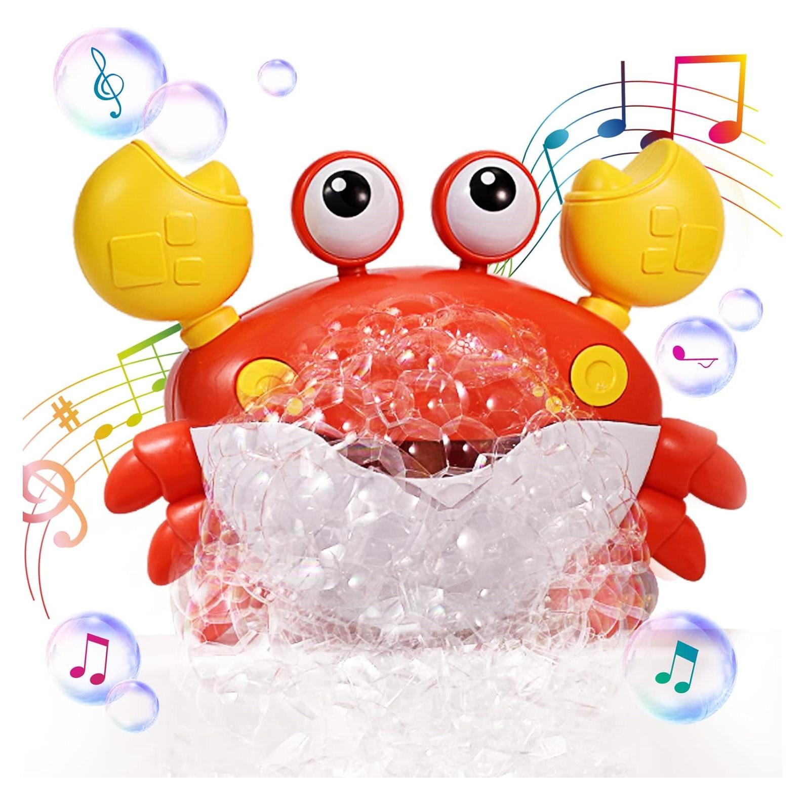 Cangrejo Hacedor de Burbujas Deejoy con Música para Baño