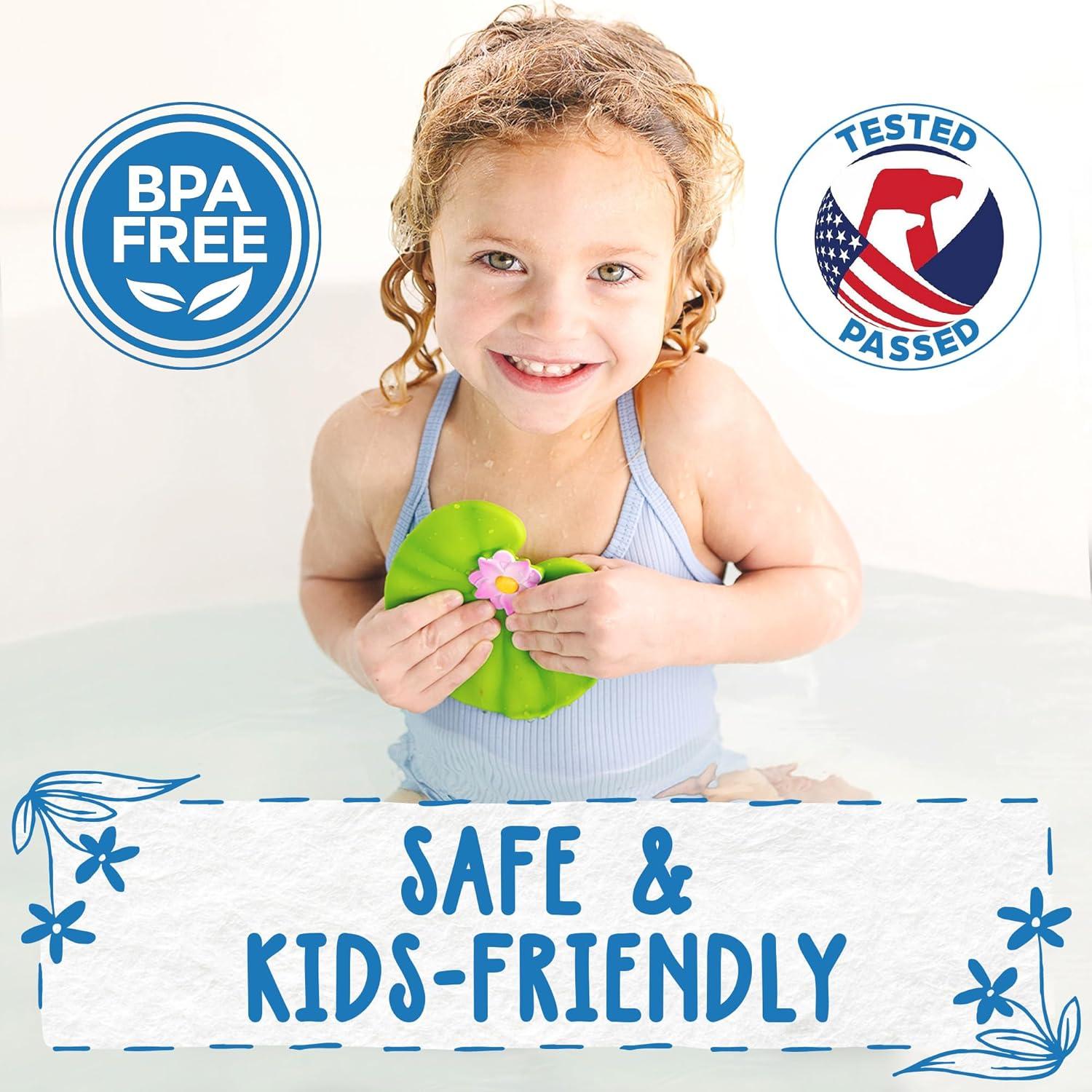 Juguetes de baño sin moho SplashEZ - 3 Flores Flotantes