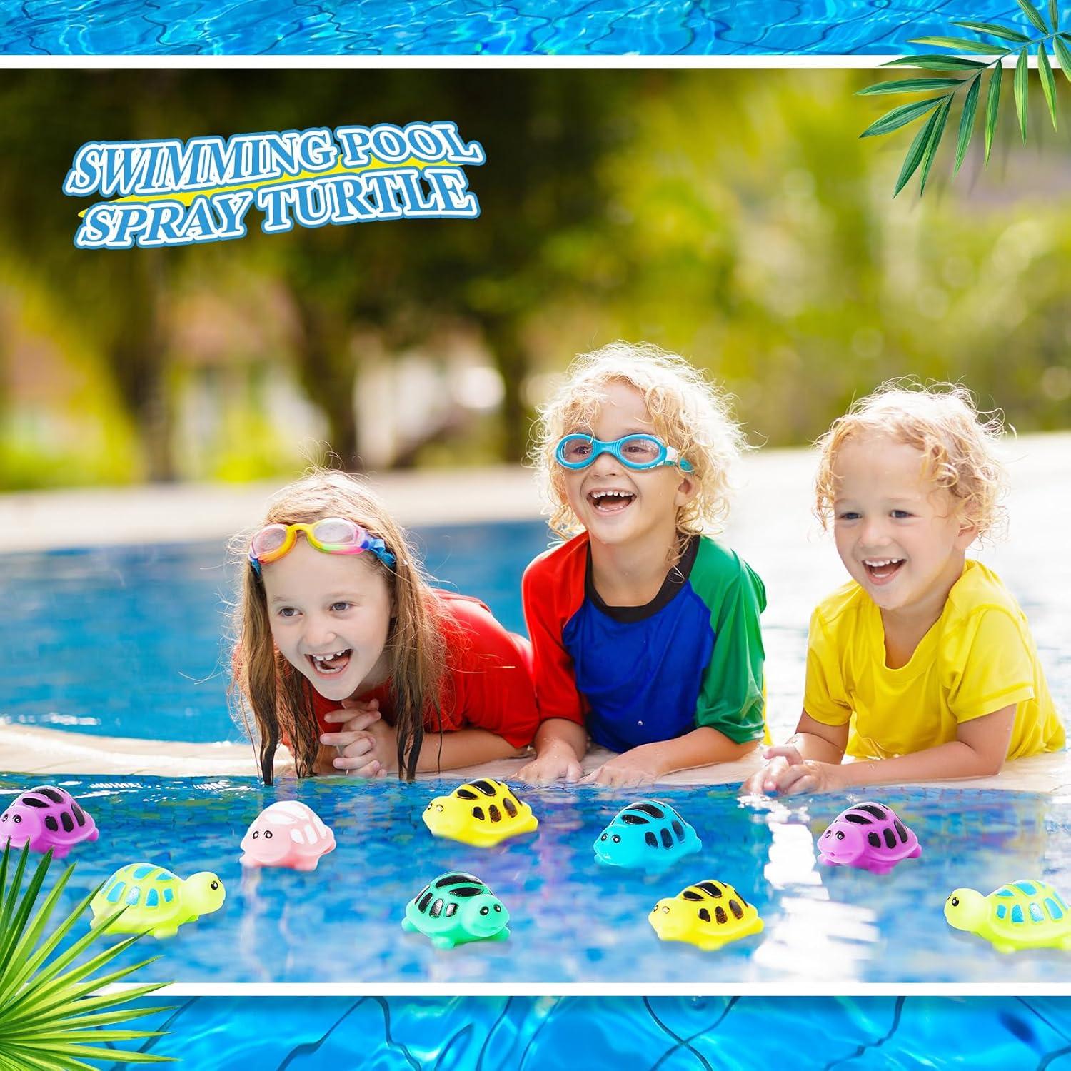 Juguetes de Baño Tortuga DEEKIN 24 Piezas 6 Colores