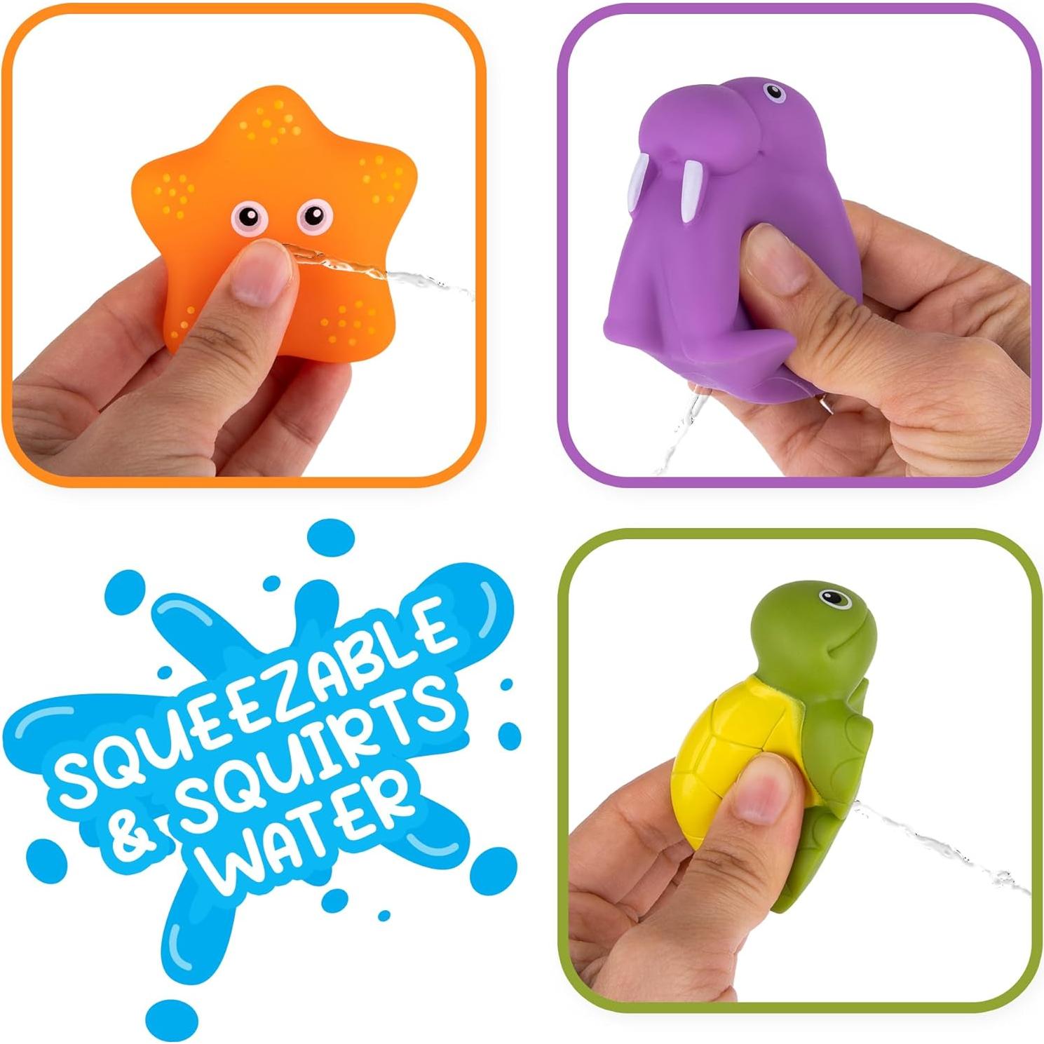 Juego de Deslizamiento para Bañera ArtCreativity - Carrera de Canicas y Juguetes Rociadores