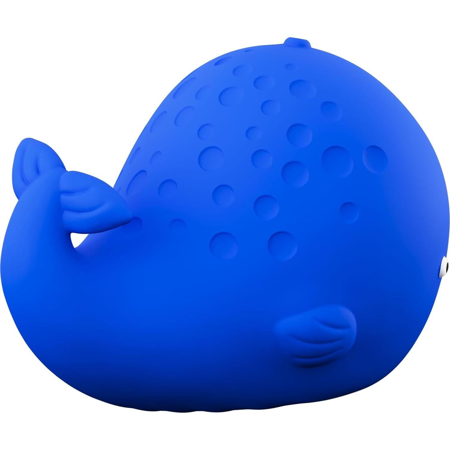 Juguete de Baño de Goma Natural Caaocho - Ballena 10.8cm