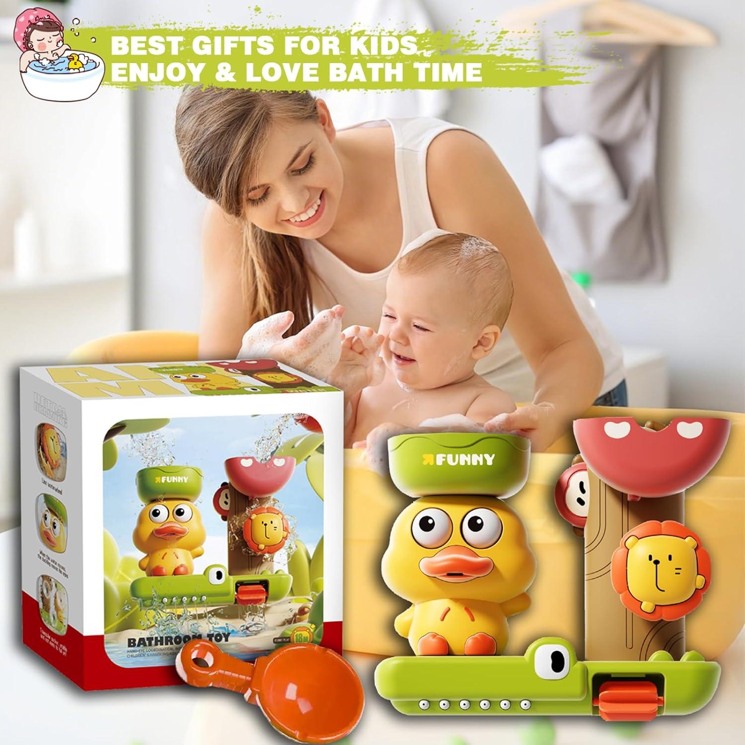 Juguetes de baño TXTLDB con 3 ventosas para niños 18M+
