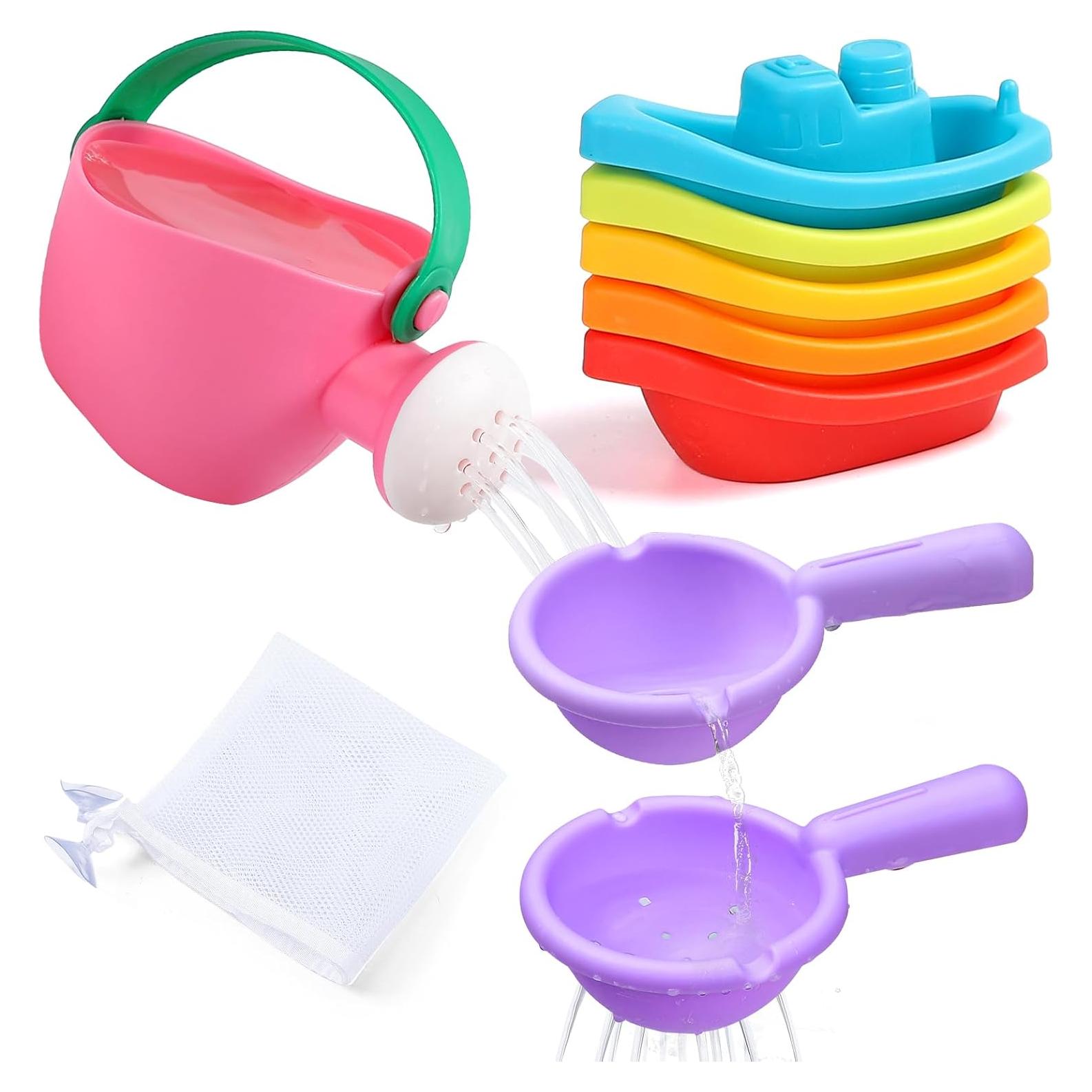 Juguetes de baño para bebés XIEMOMO 8PCS sin moho