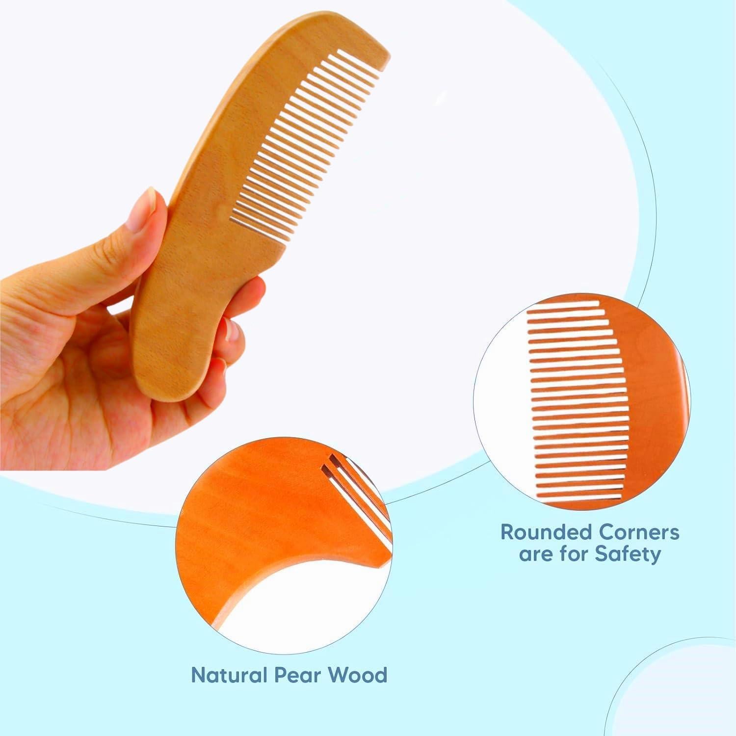 Juego de Cepillos y Peines para Bebés TIENQI 5 Piezas