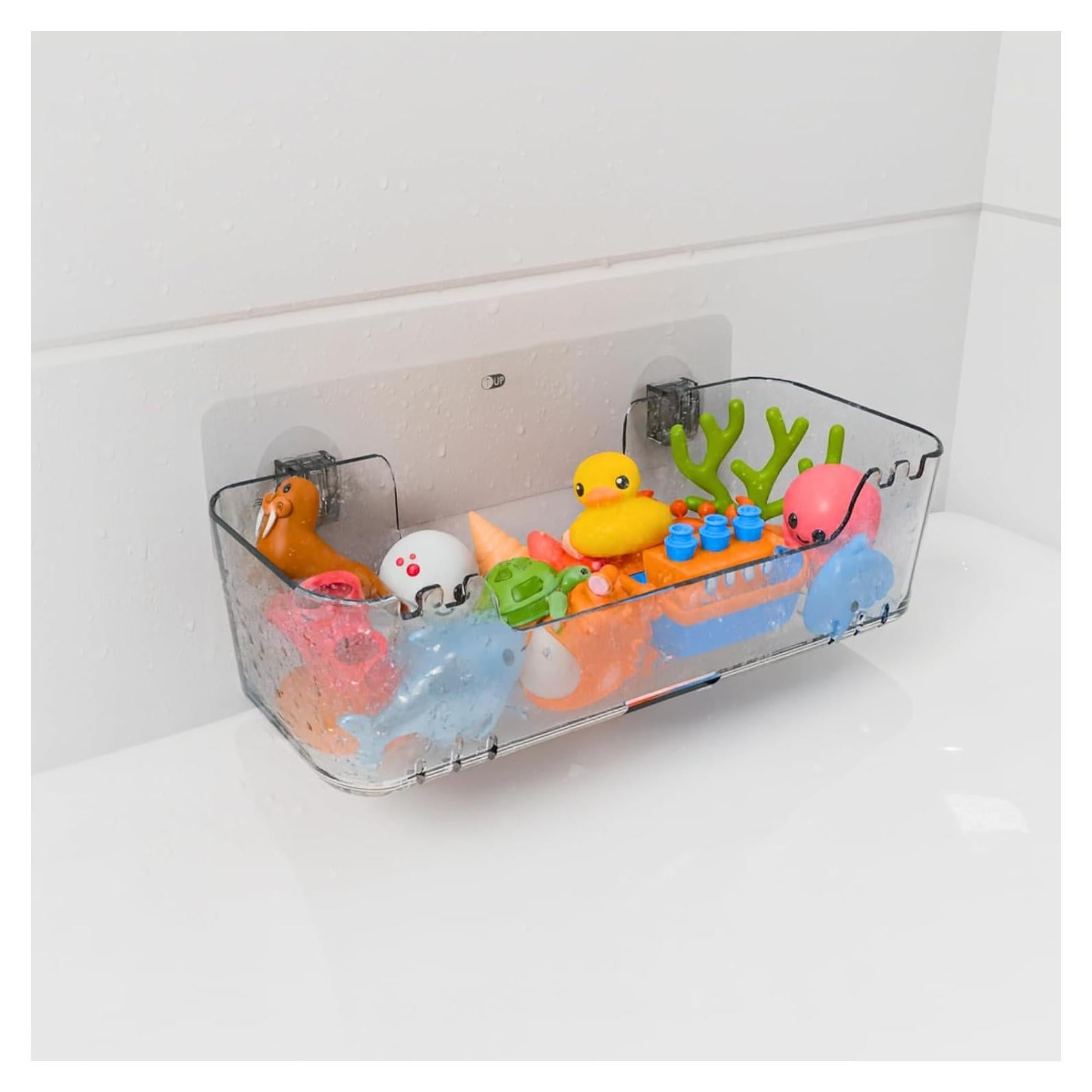 Almacenamiento de Juguetes para Baño COLINCH - Estante Transparente