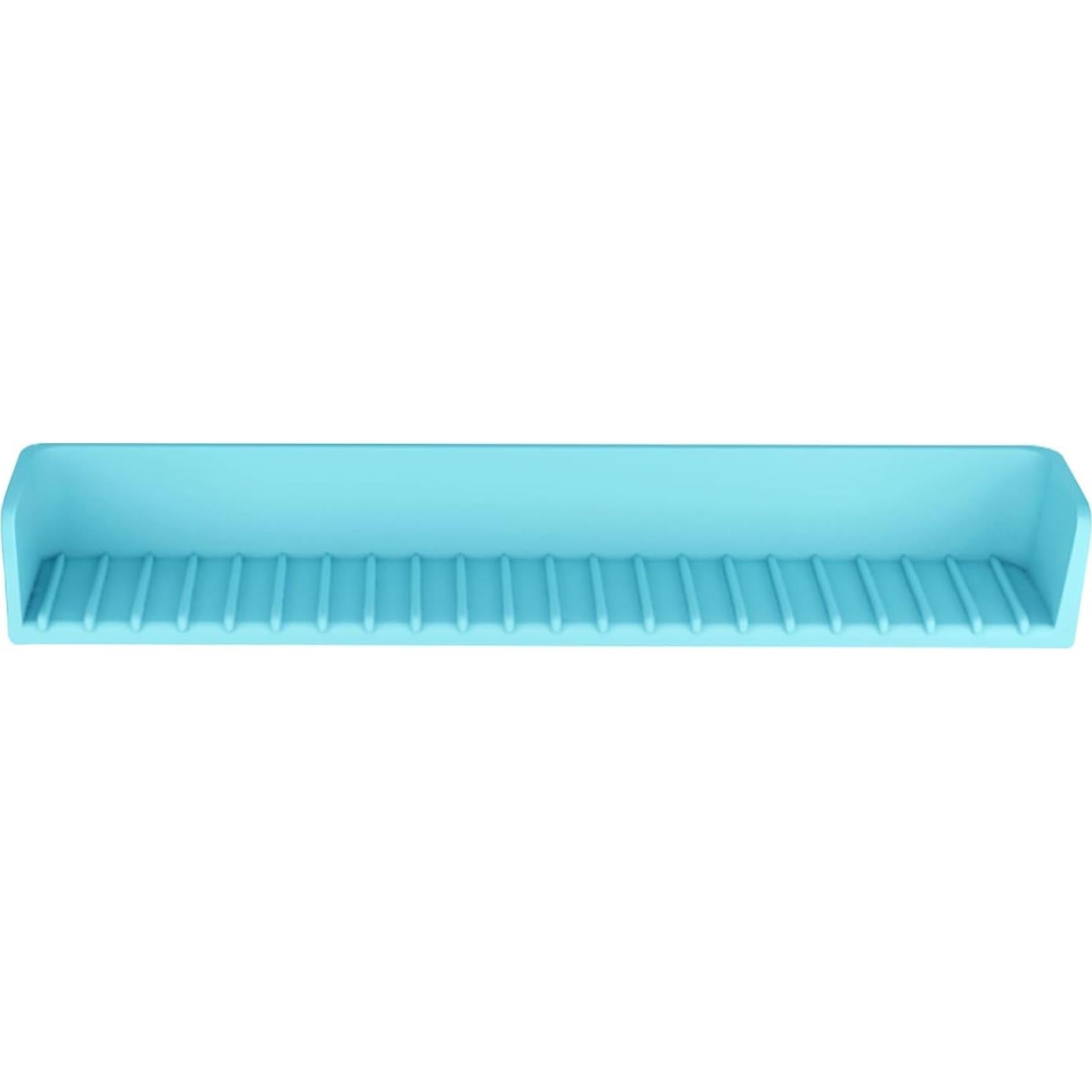 Protector de Salpicaduras para Bañera Niños 80 cm Silicona Azul