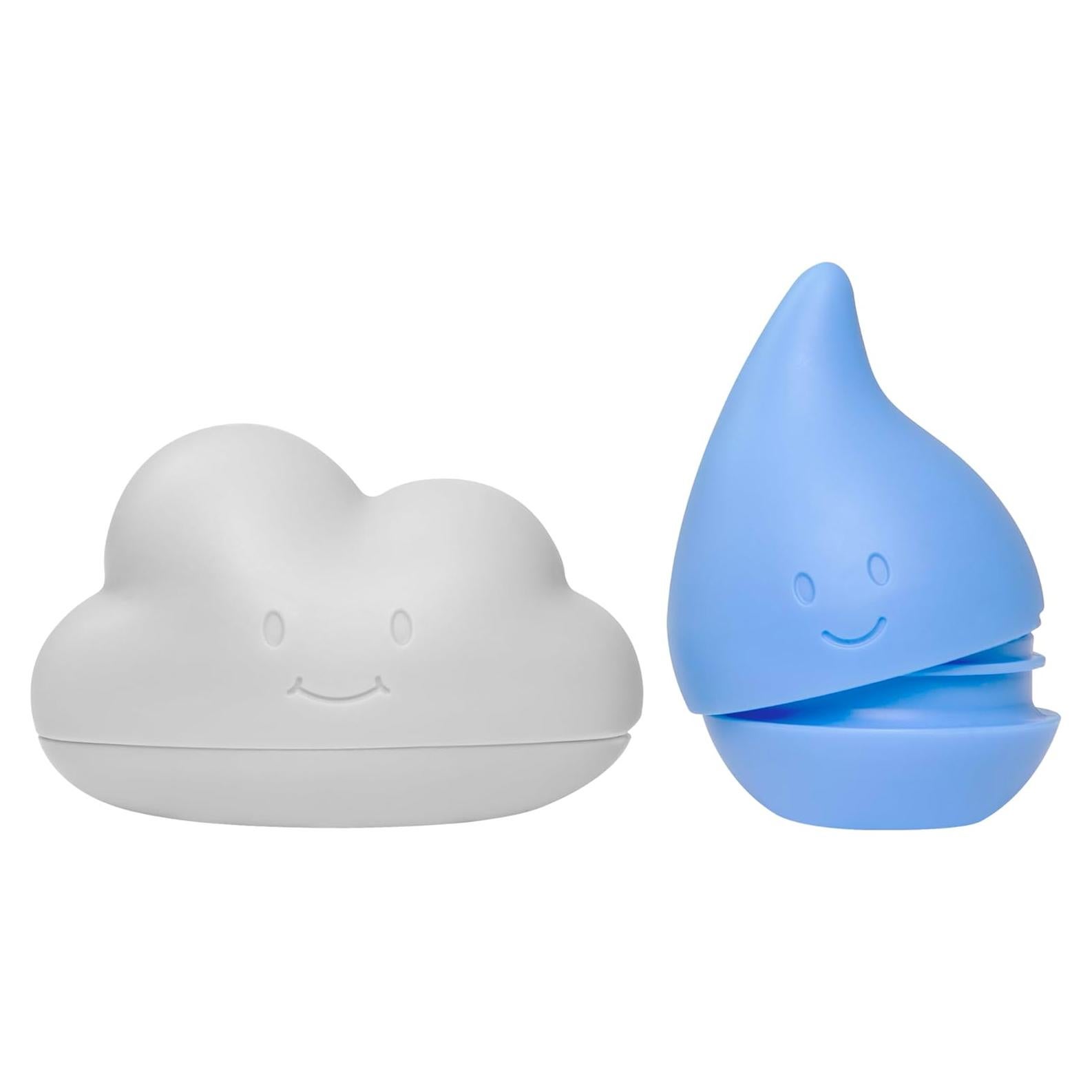 Set de Juguetes de Baño Ubbi Nube y Gota para Bebés