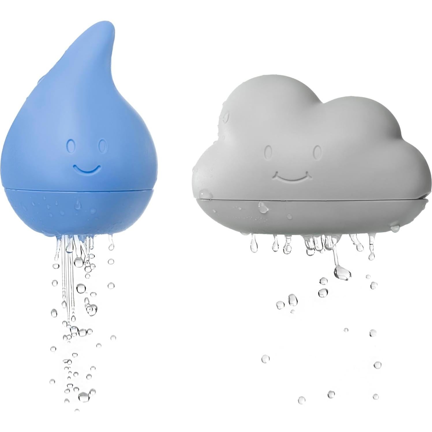 Set de Juguetes de Baño Ubbi Nube y Gota para Bebés
