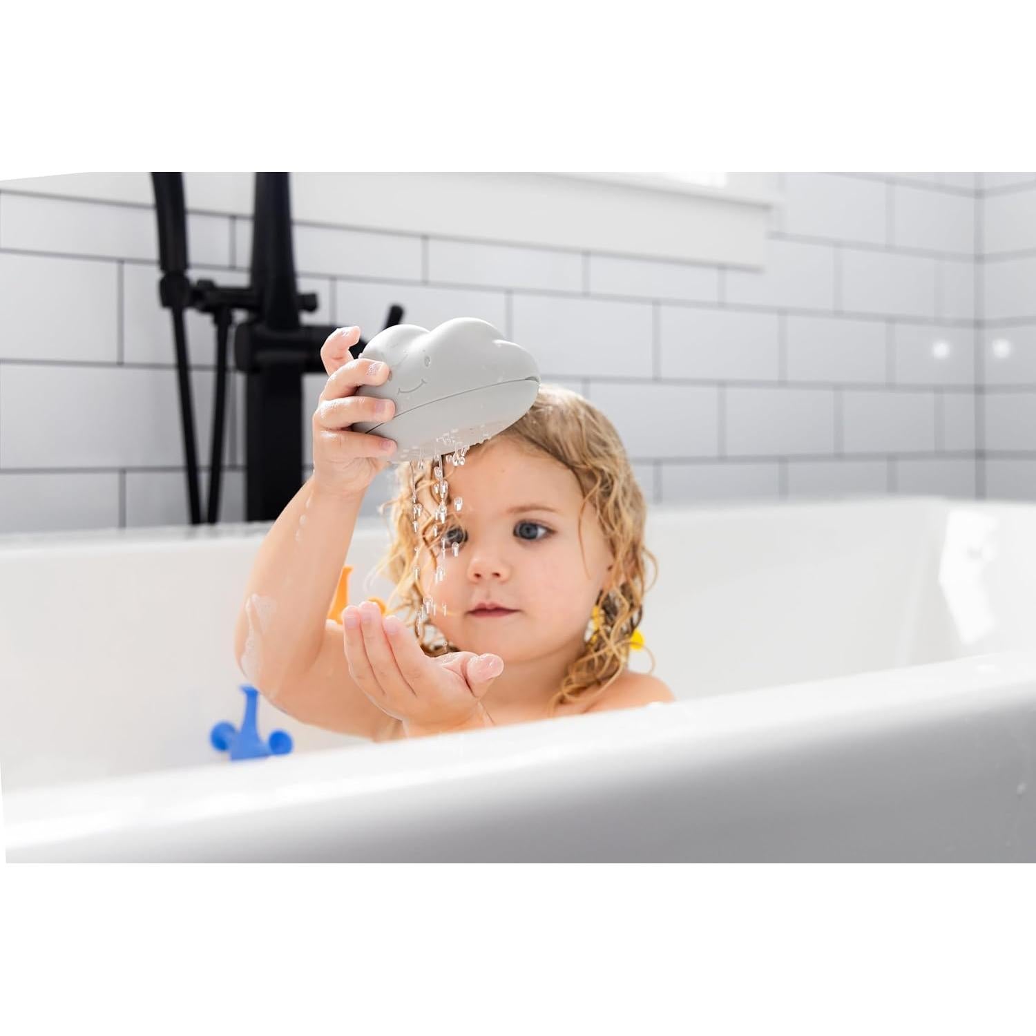 Set de Juguetes de Baño Ubbi Nube y Gota para Bebés