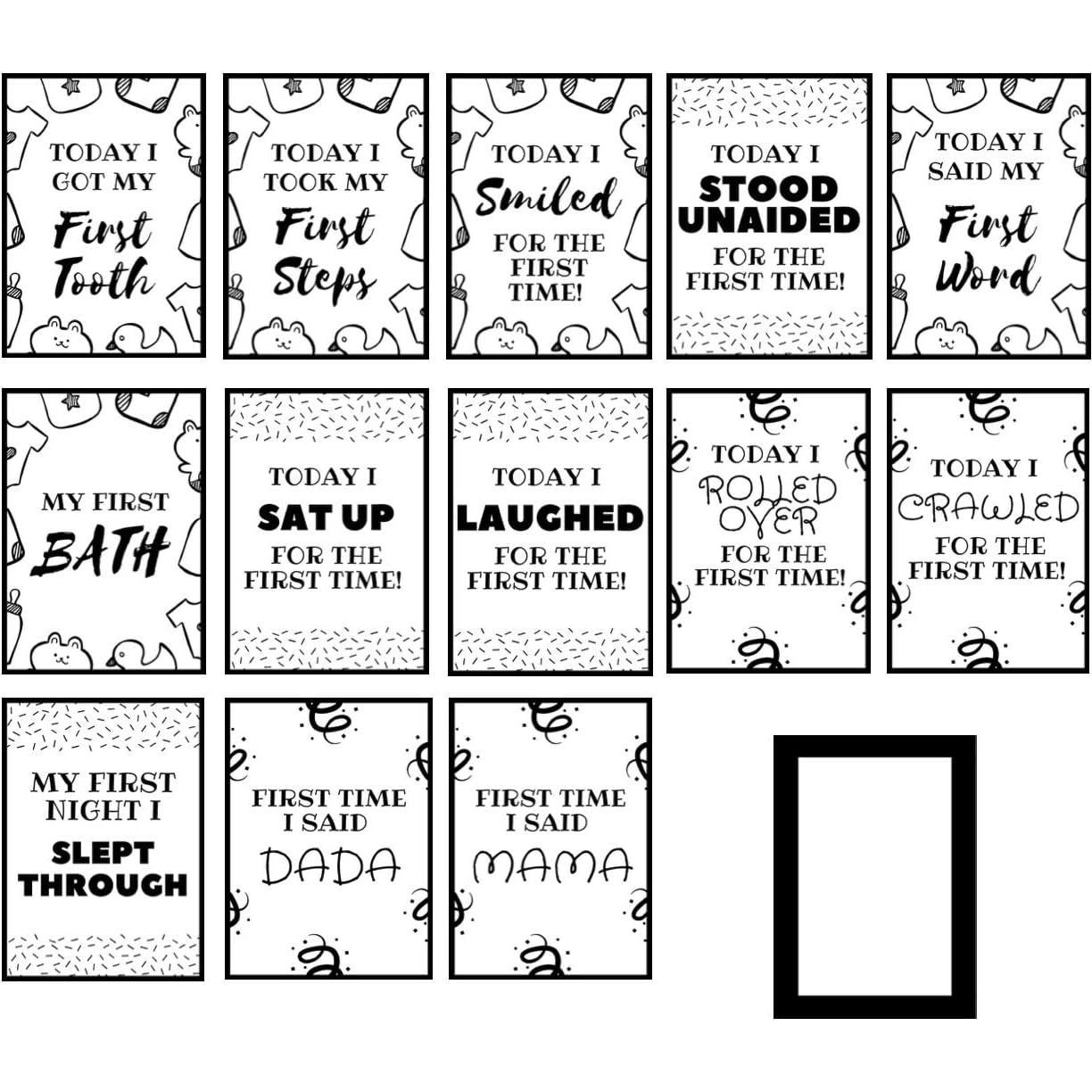 Manta de Hitos para Bebés Henry Hunter 76x102 cm Algodón Premium