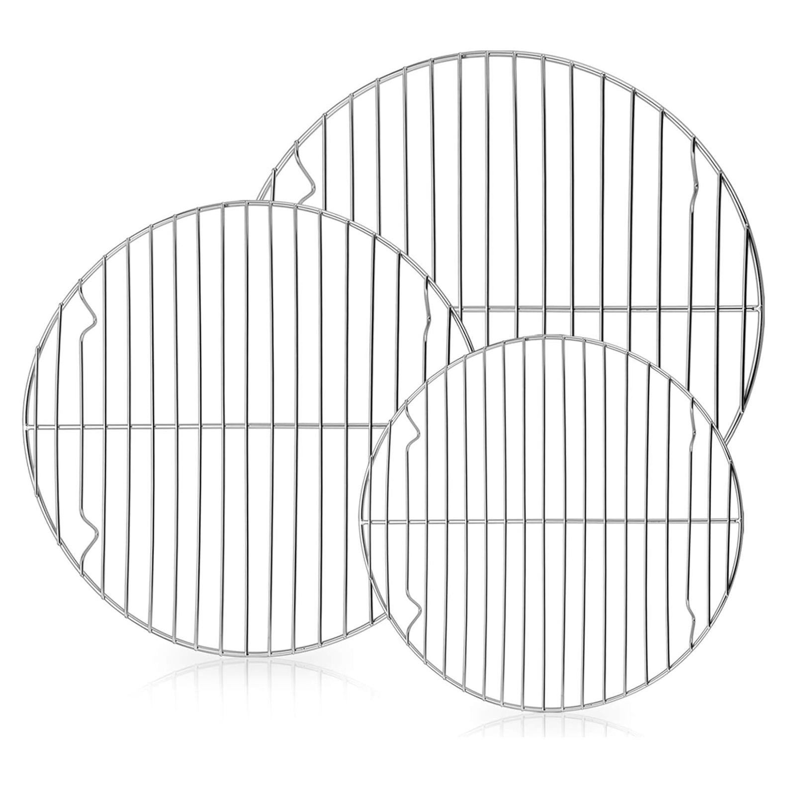 Estantes Redondos de Enfriamiento E-far - Acero Inoxidable - Juego de 3