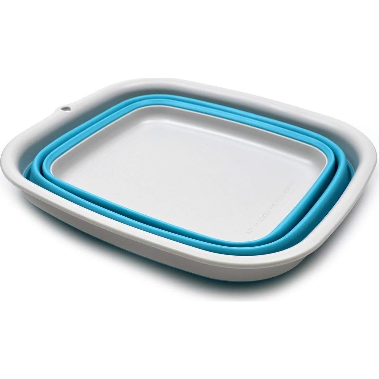 Bañera Plegable SAMMART 8L Azul Brillante - Cubeta Portátil