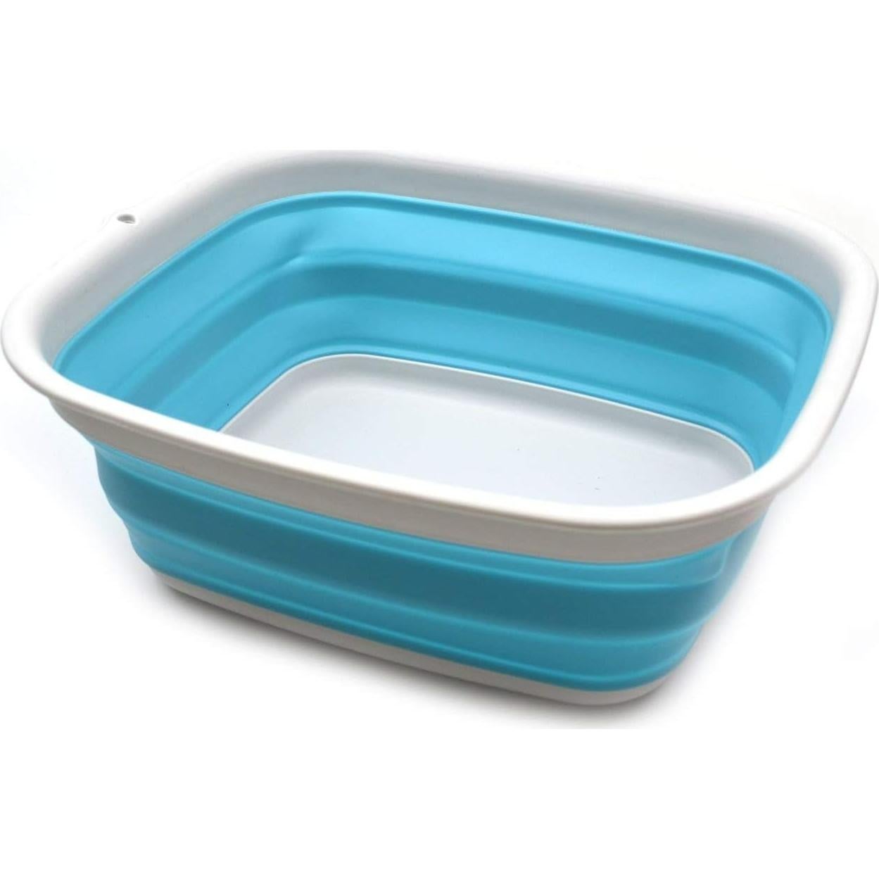 Bañera Plegable SAMMART 8L Azul Brillante - Cubeta Portátil