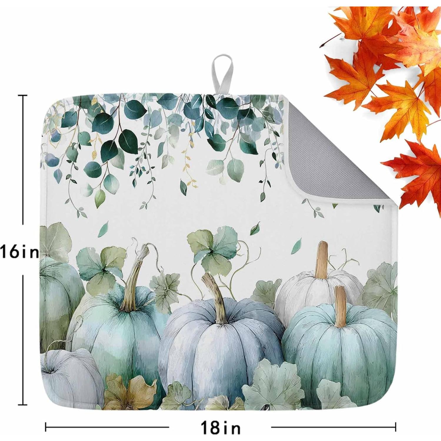 Alfombrilla de Secado de Platos Huotupsine 40.6x45.7cm Otoño