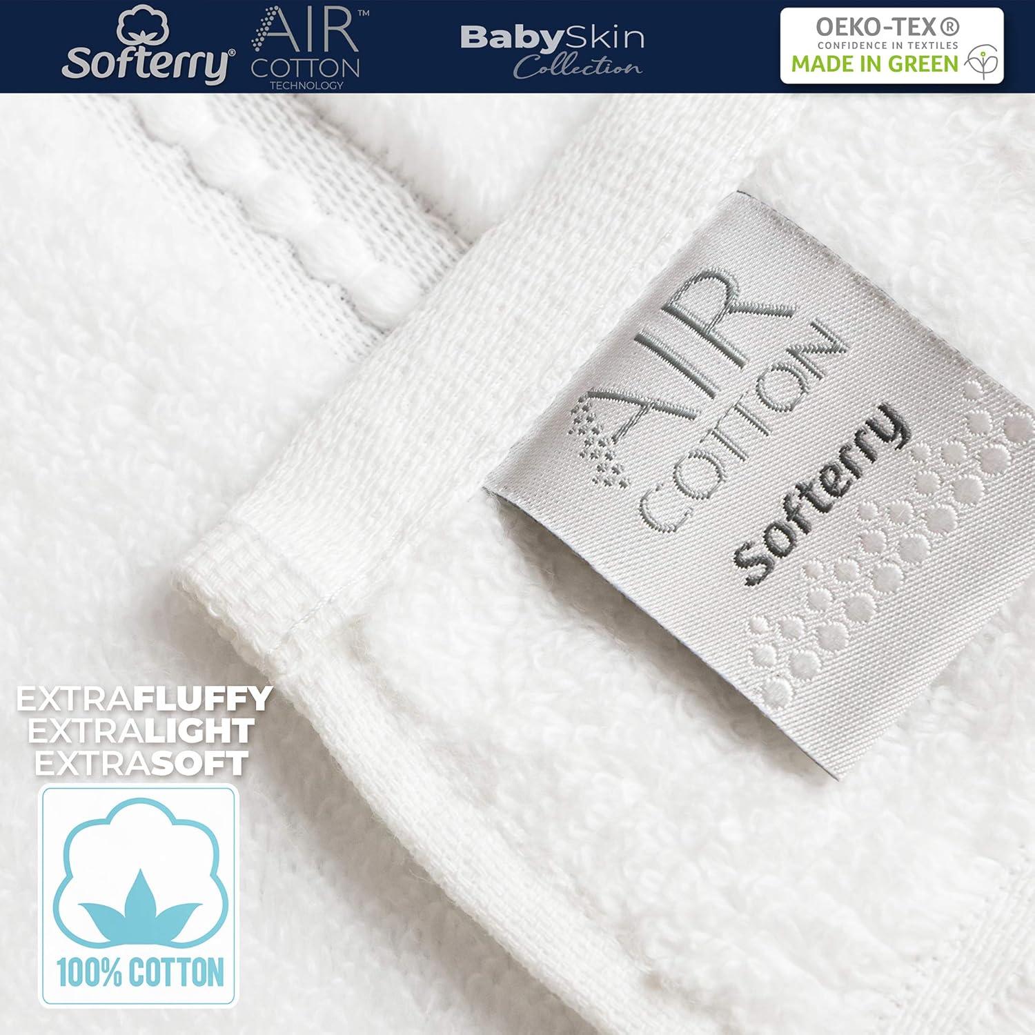 Juego de Toallas de Baño Softerry - 100% Algodón - 6 Piezas
