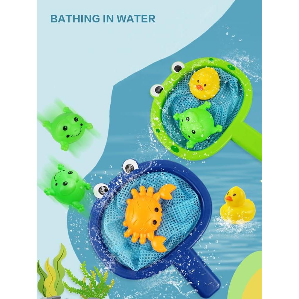 Set de Juguetes de Baño para Bebés YUERFEILA - Pesca Ranas