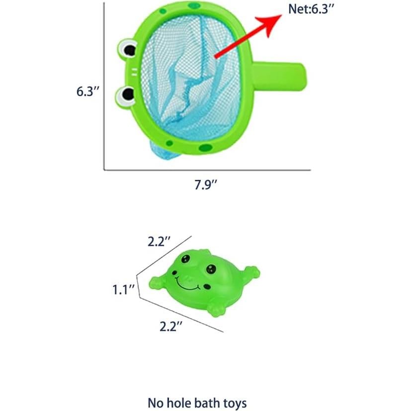 Set de Juguetes de Baño para Bebés YUERFEILA - Pesca Ranas
